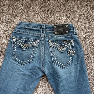 Miss Me Light Blue Embellished Jeans